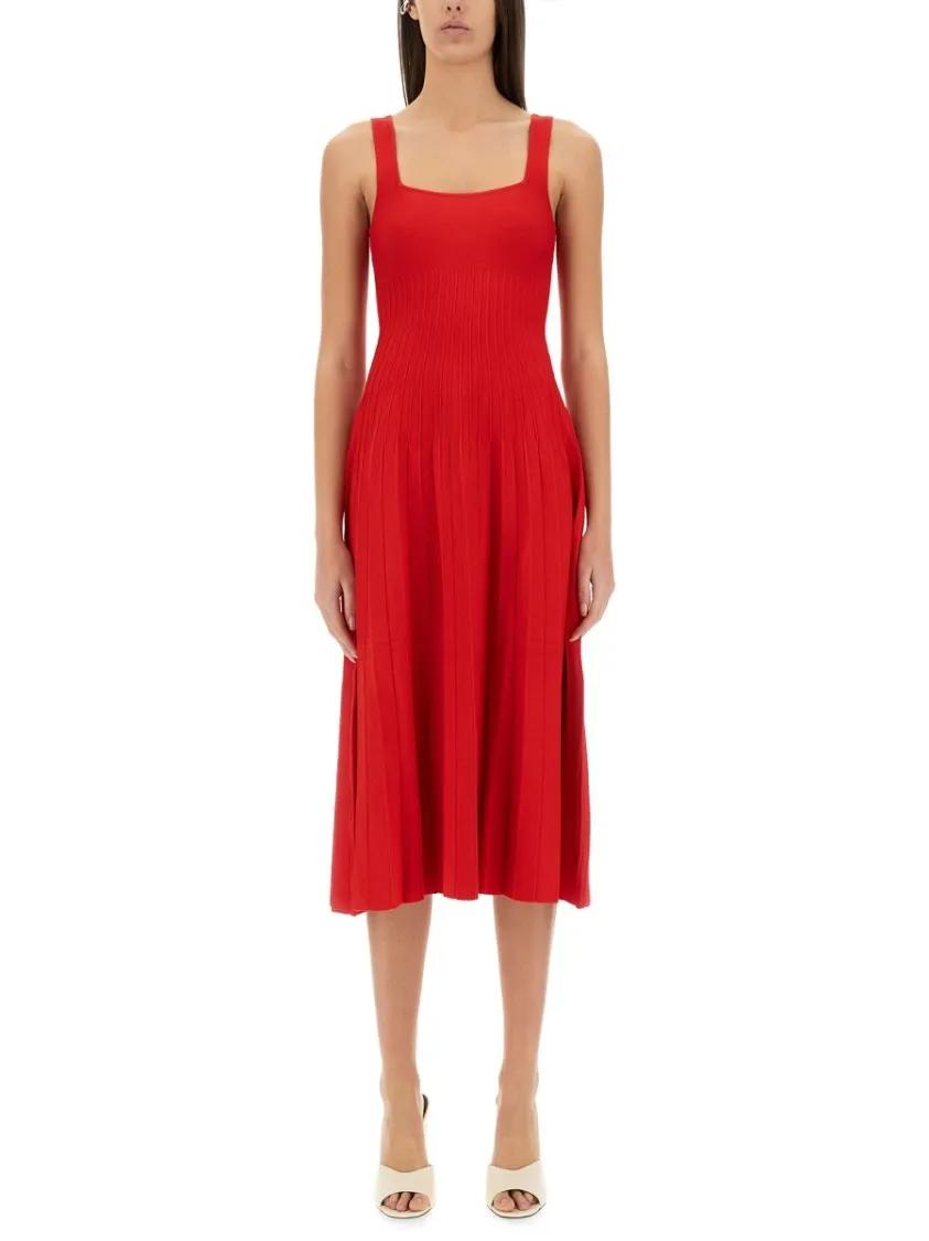 Thumbnail - Staud - "Ellison" Dress - Größe S - rot