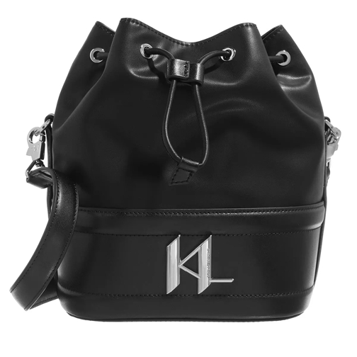 Karl Lagerfeld K/Saddle Bucket Bag Black Bucket Bag
