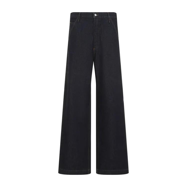 Dries Van Noten - Pickerby Dark Blue Cotton Jeans - Größe 34 - blau