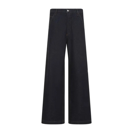 Dries Van Noten Pickerby Dark Blue Cotton Jeans Blue 