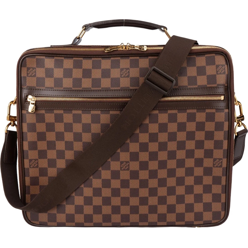 Louis Vuitton Tote Louis Vuitton Damier Ebene Sabana Laptop Shoulder  braun