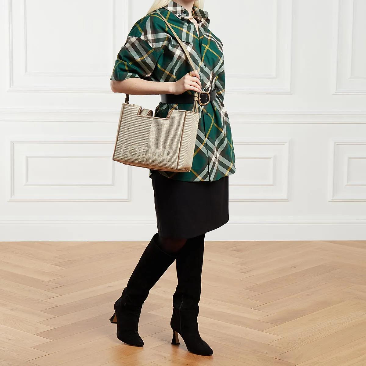 Loewe Totes & shoppers Logo Canvas Tote in beige