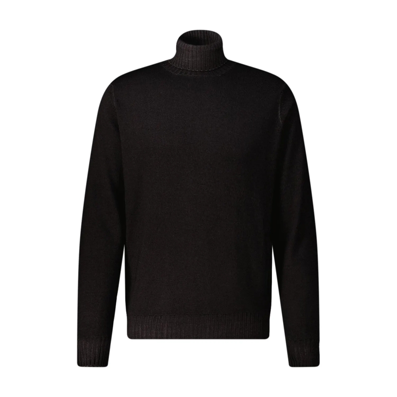 FILIPPO DE LAURENTIIS Pull à col roulé Rollkragenpullover aus Merinowolle grau