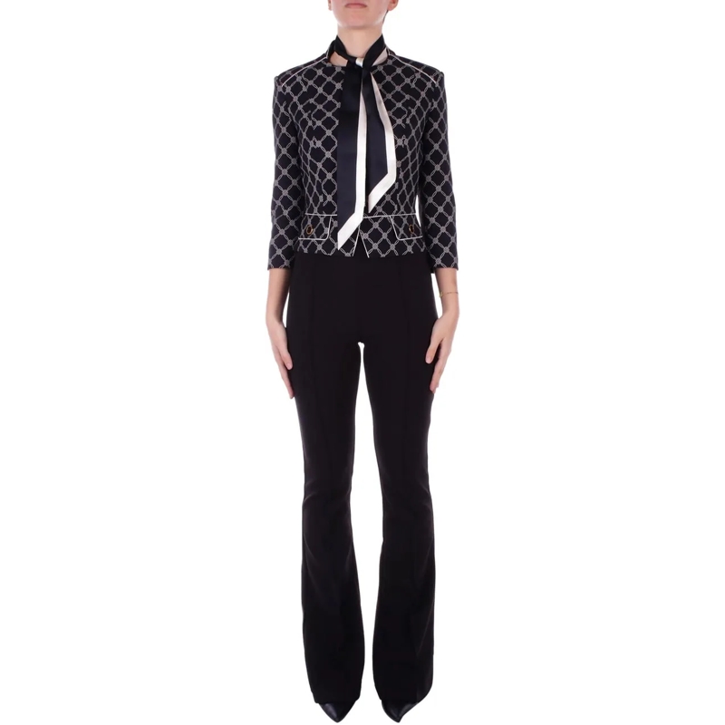 Elisabetta Franchi Veste de transition Jackets Nero Burro schwarz