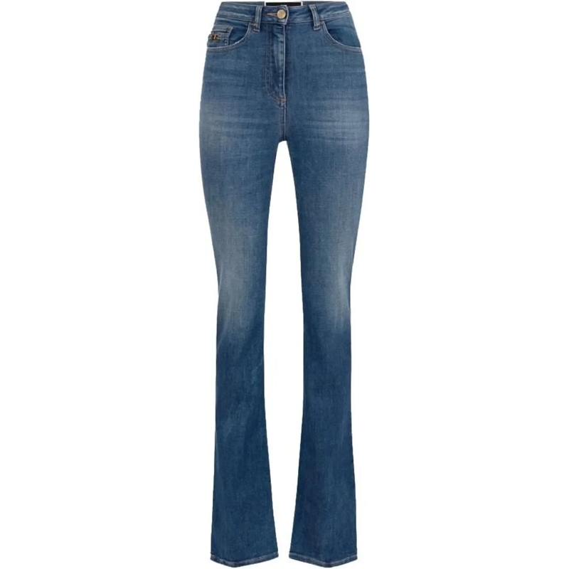 Elisabetta Franchi Hose Trousers Blue Denim blau