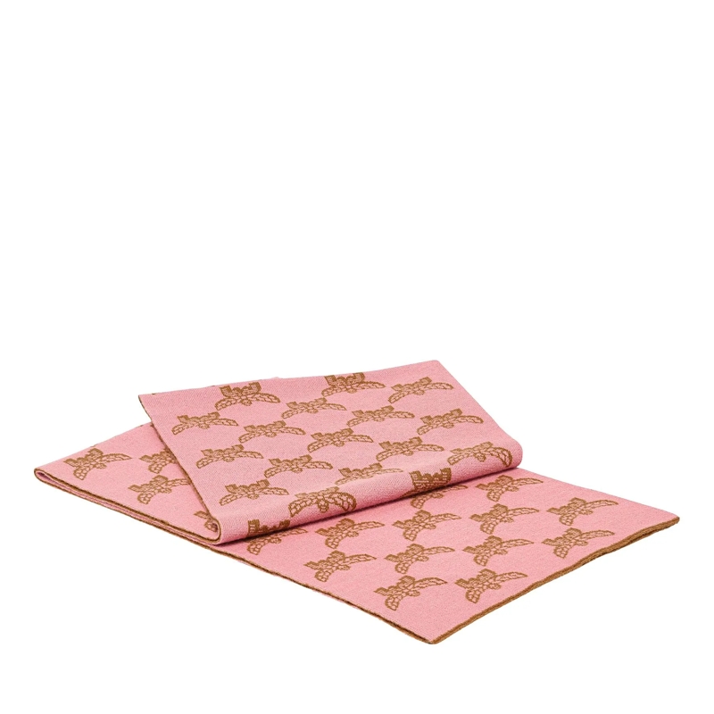 MCM Wollschal Mcm Col Wool Jqd Stole 195*30, One Size Fairy Pink(Image 4)