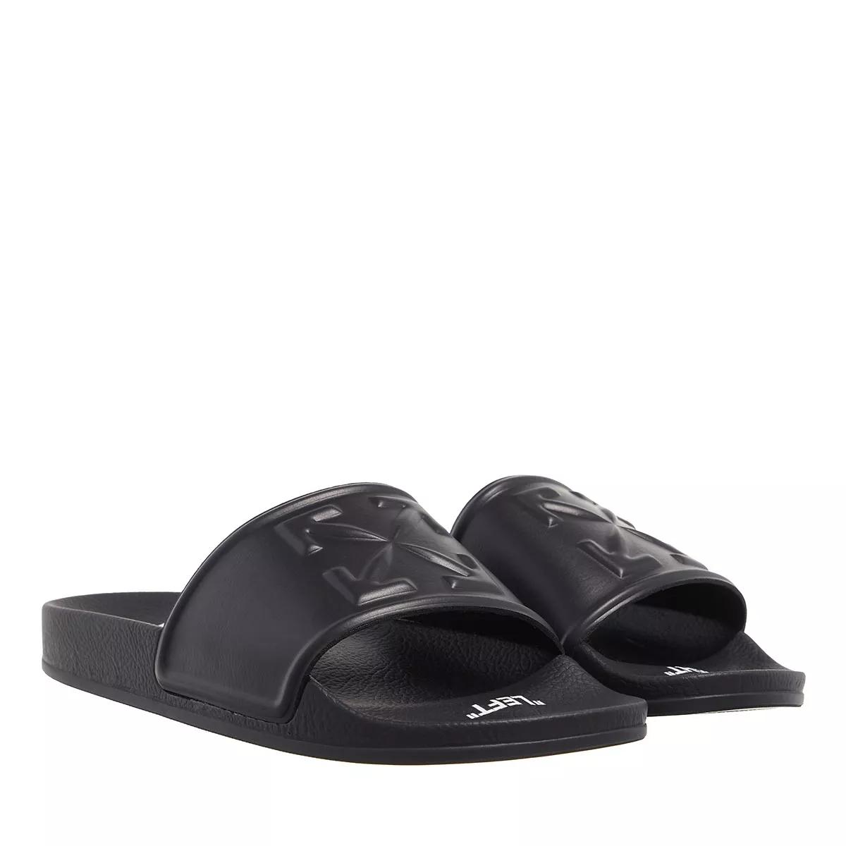 Off-White Slipper & Pantoletten - Arrow Pool Sliders - Gr. 36 (EU) - in Schwarz - für Damen