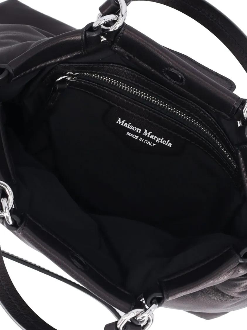 Maison Margiela Shoppers & Totes "Glam Slam" Tote Bag – Black in zwart