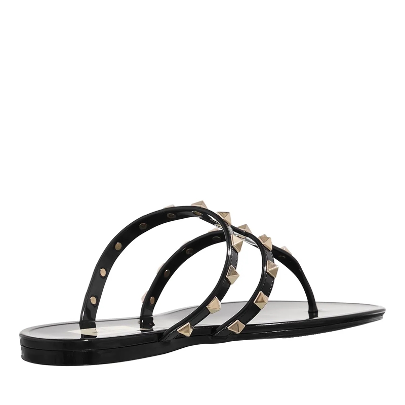 Valentino Garavani Sandalen Rockstud Thong Summer Nero(Image 5)