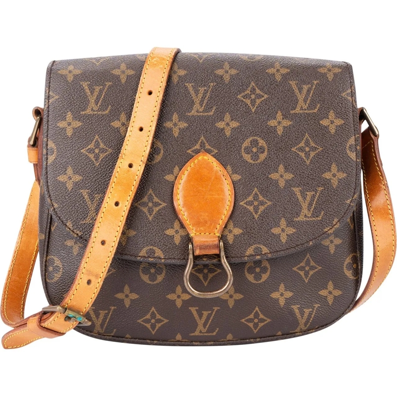 Louis Vuitton Schultertasche Louis Vuitton Canvas Monogram Saint Cloud GM Cross mehrfarbig