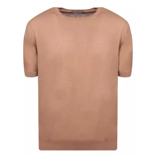 Tagliatore Cotton T-Shirt Brown 