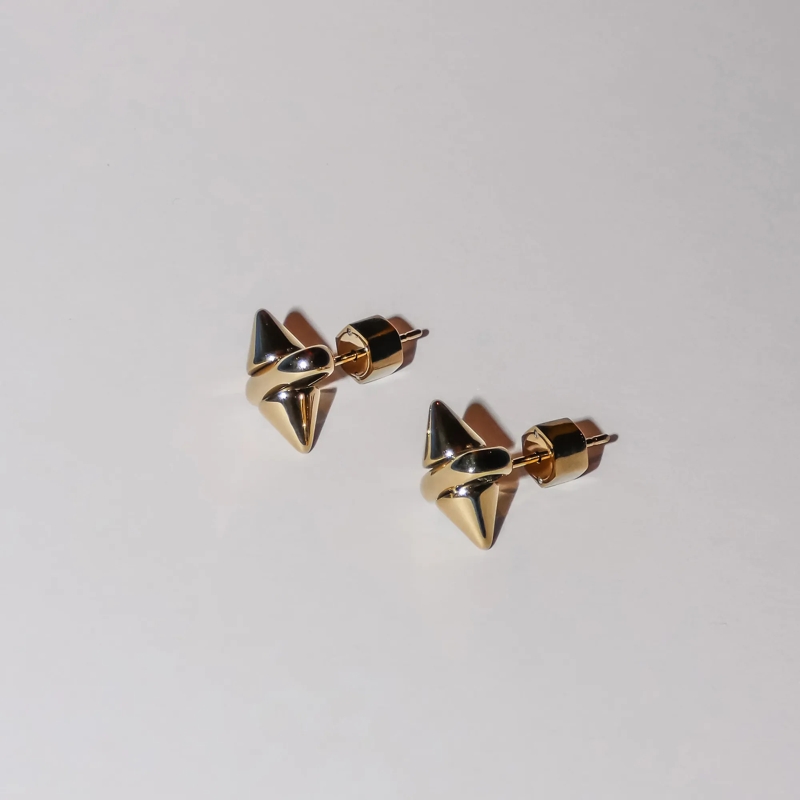 Liebeskind Berlin Ohrstecker Edelstahl Spikes gold(Image 6)