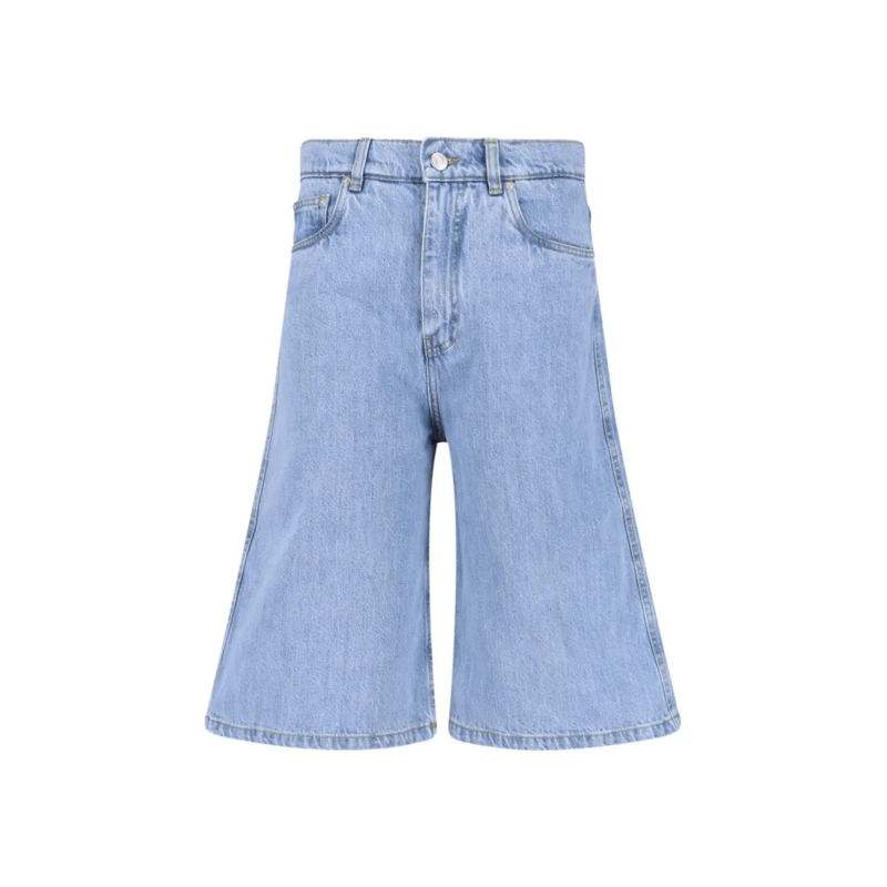 Coperni Legere Shorts Denim Shorts In Light Blue Cotton Blue