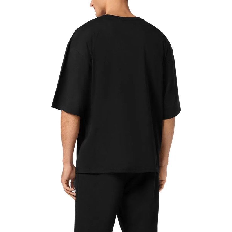 Plein Sport T-Shirt T-Shirt V-Ausschnitt Ss schwarz(Image 2)