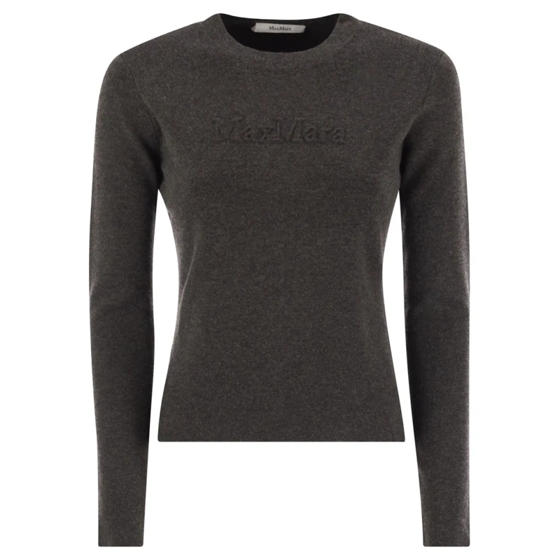 Max Mara Trui Ticino - Viscose And Wool Yarn Sweater Black