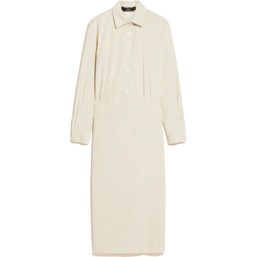 Max Mara Midi Jurken Dresses White weiß