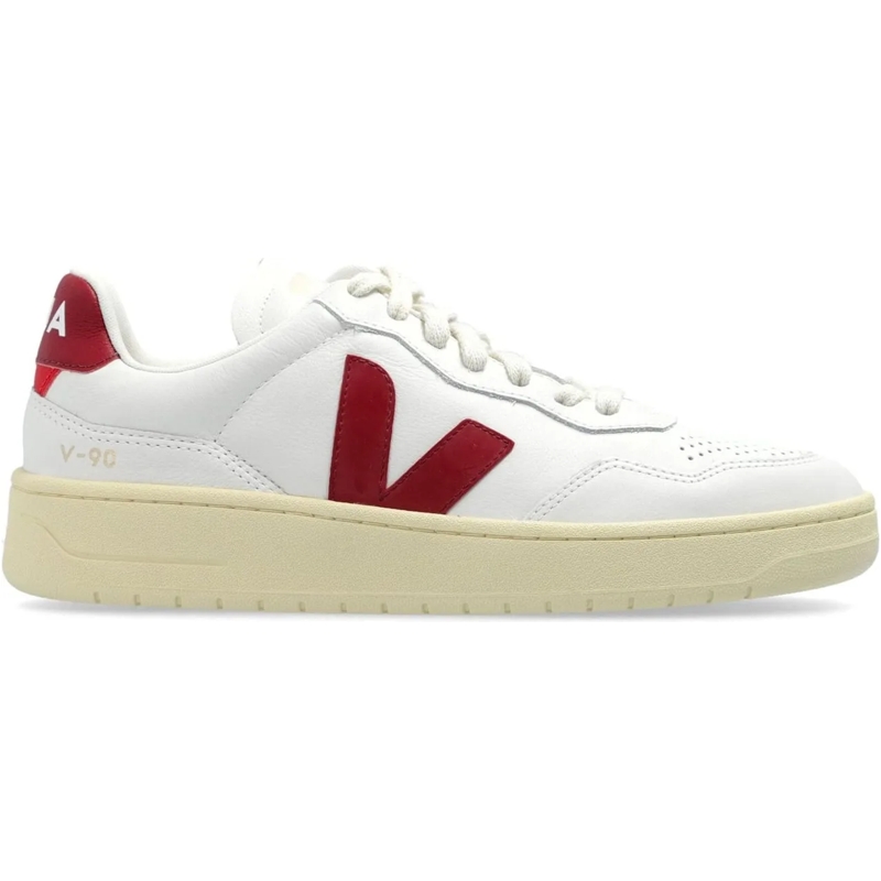 Veja Sneaker basse V-90 Extra White Marsala