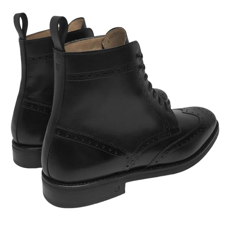 Henry Stevens Bottes Schnürboots Winston FBDB2 schwarz(Image 3)