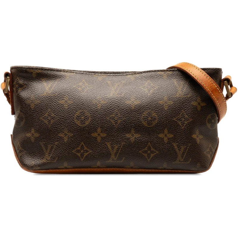 Louis Vuitton Schultertasche Monogram Trotteur braun
