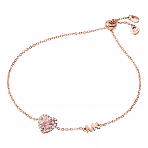 Michael Kors 14K Rose Gold-Plated Heart-Cut Bracelet Rose Gold Braccialetti
