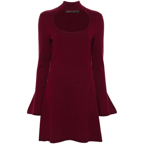 Federica Tosi Mini-Kleider Bordeaux Midi Dress Burgundy