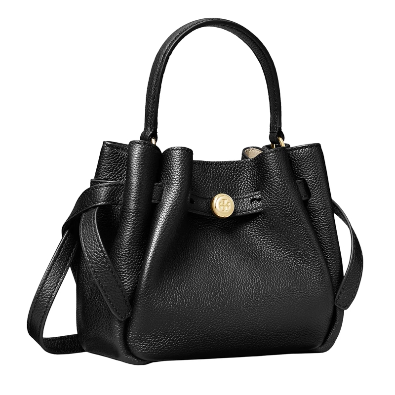 Tory Burch Bucket Bag Romy Mini Bucket Bag Black(Image 3)