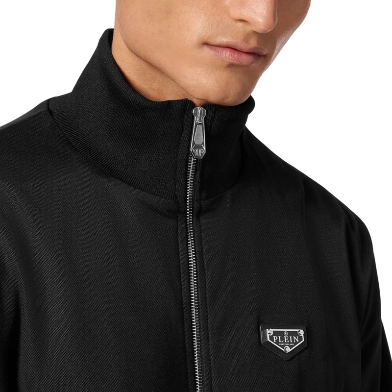 Philipp Plein Daunenjacke Jogging-Jacke Iconic Plein schwarz(Image 2)