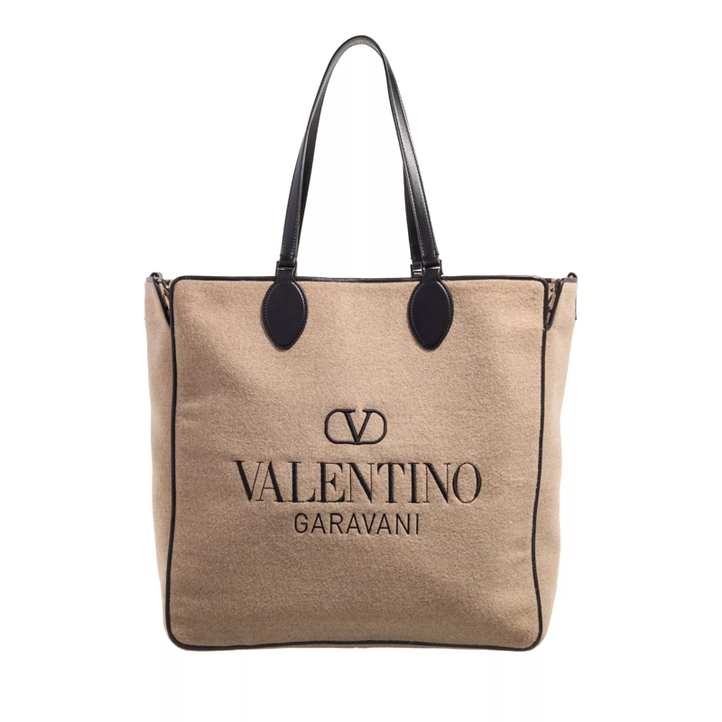 Valentino Garavani Boodschappentas Big Tote Bag With Logo Natural
