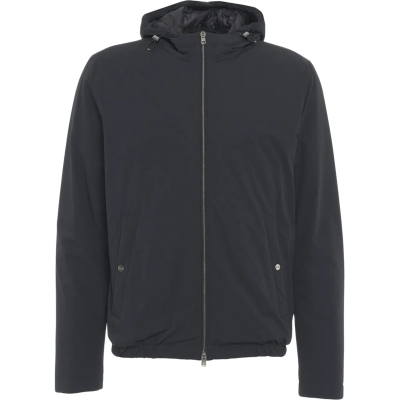 Herno Daunenjacke Hooded jacket schwarz