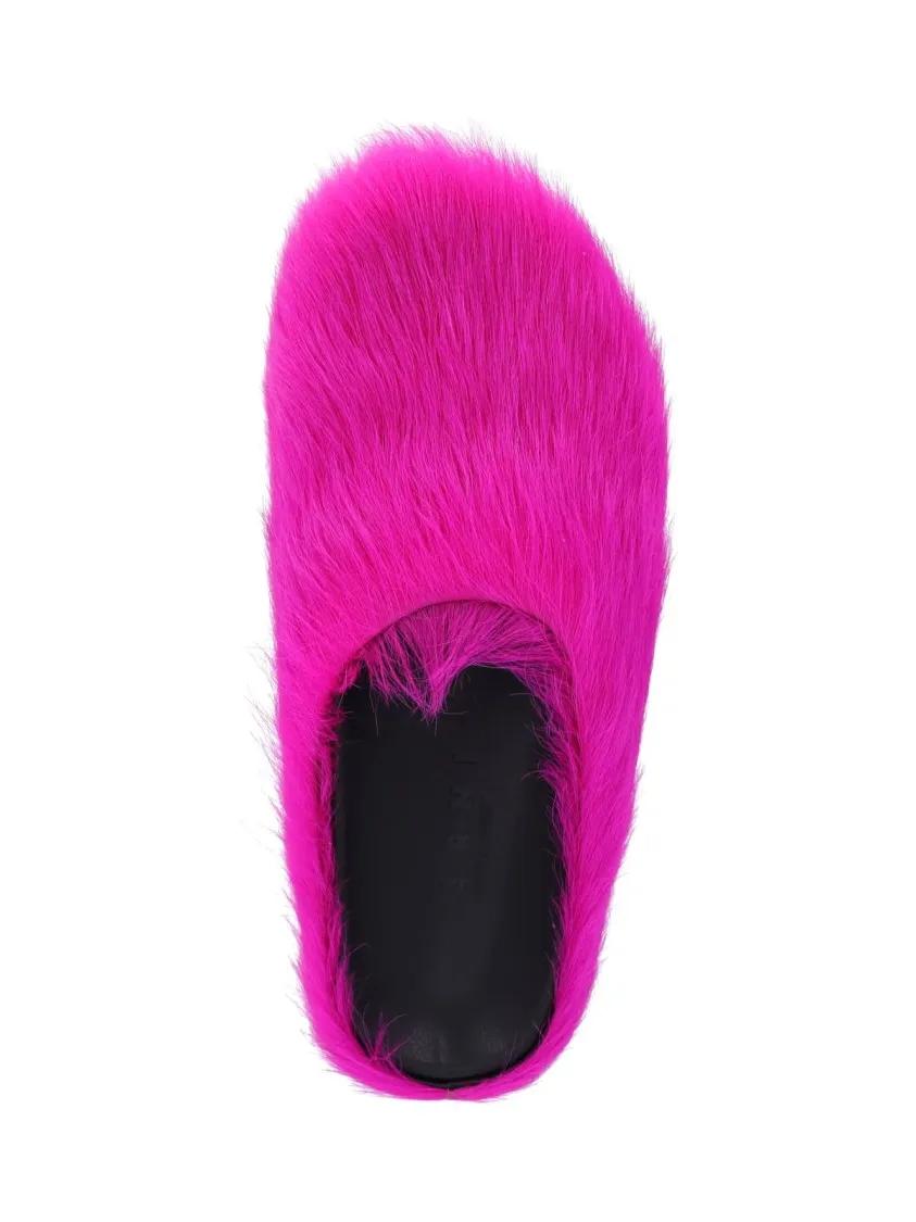 Thumbnail - Marni Loafer - "Fussbett" Sabot – Fuchsia - Gr. 42 (EU) - in Rosa - für Damen