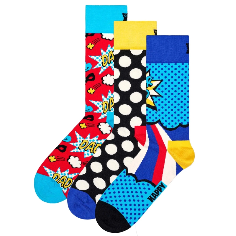 Happy Socks  3er Pack bunt