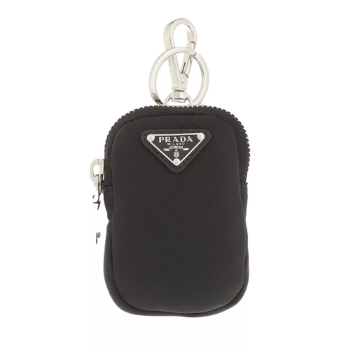 Prada Re-Nylon Pocket Pouch Black Nyckelring