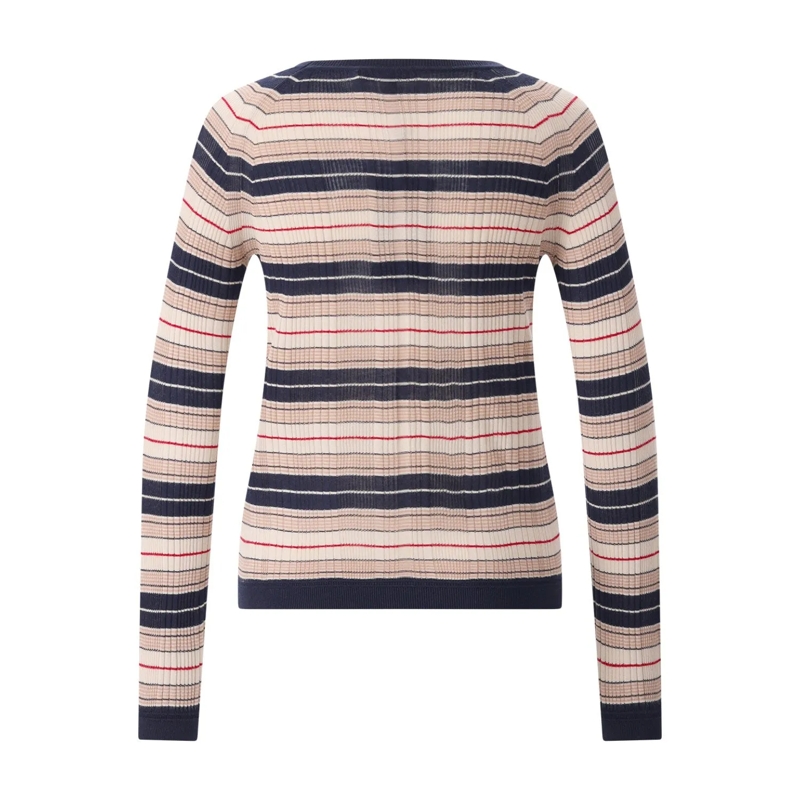 Rag & Bone T-Shirt Langarmshirt aus Seide-Baumwoll-Mix mehrfarbig(Image 2)