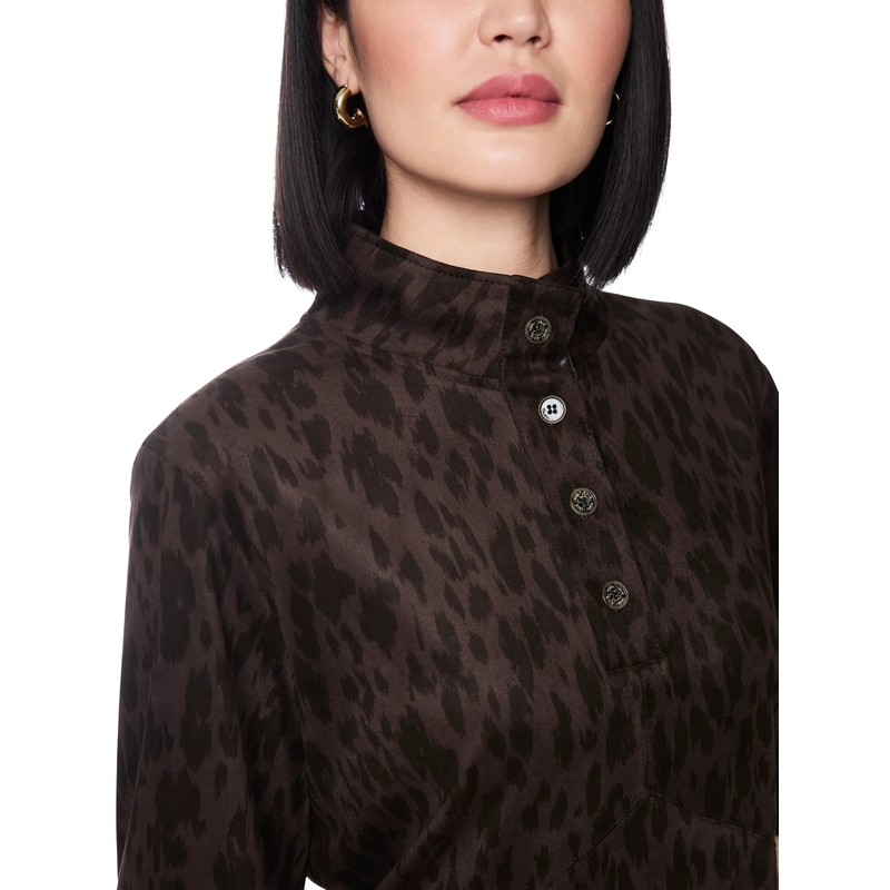 Marc Cain Mini-jurk Kleid seal brown(Image 4)