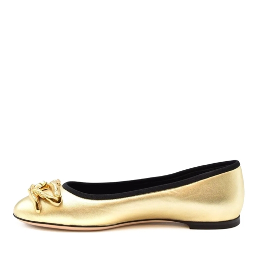 Giuseppe Zanotti Ballerina Ballet Flats Gold gold