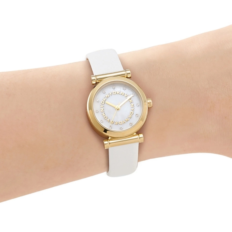 DKNY Quarzuhr Quarzuhr Essentials Watch weiss(Image 5)