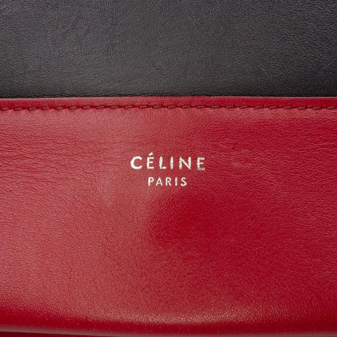 Thumbnail - Celine Hobo Bags - Medium Shiny Smooth Calfskin Frame Shoulder Bag - Gr. unisize - in Rot - für Damen