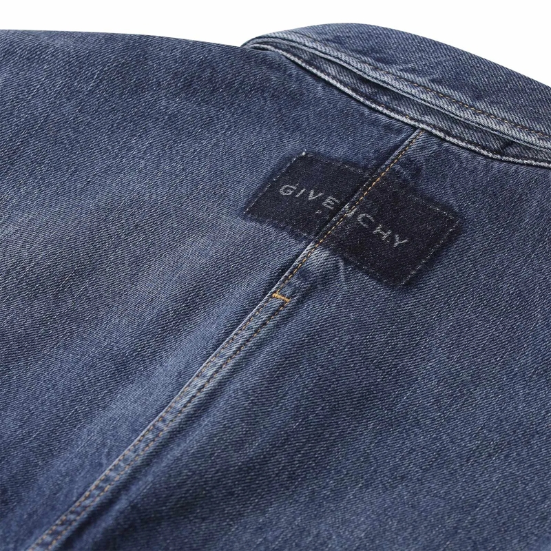 Givenchy Hemd Overshirt aus Denim blau(Image 6)
