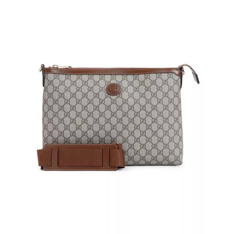 Gucci Shopper - Gg Supreme Canvas Shoulder Bag - Gr. unisize - in Grau - für Damen