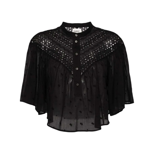 Etoile Isabel Marant Hemden Safi Broderie-Anglaise Shirt Black