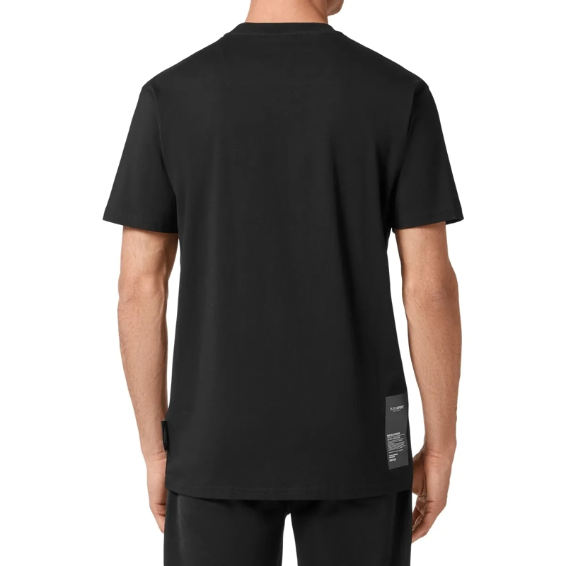 Plein Sport T-Shirt T-Shirt Rundhalsausschnitt Statement schwarz(Image 2)