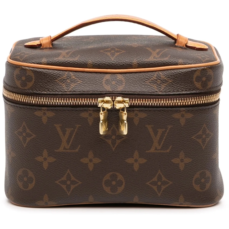 Louis Vuitton Necessaire Monogram Nice Mini Vanity Case braun