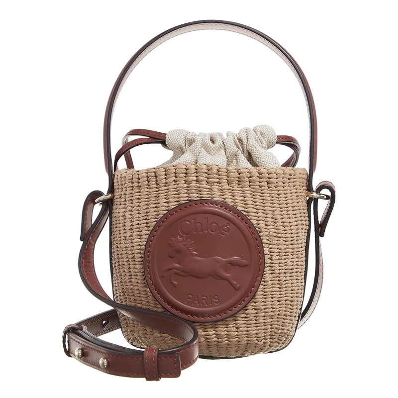 Chloé Crossbody Bag Horse Medal Bag Brown