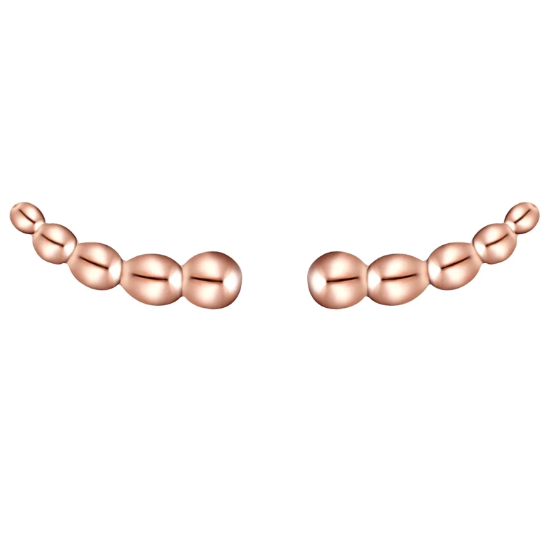 Glanzstücke München Ohrstecker Sterling Silber Ohrstecker rosegold