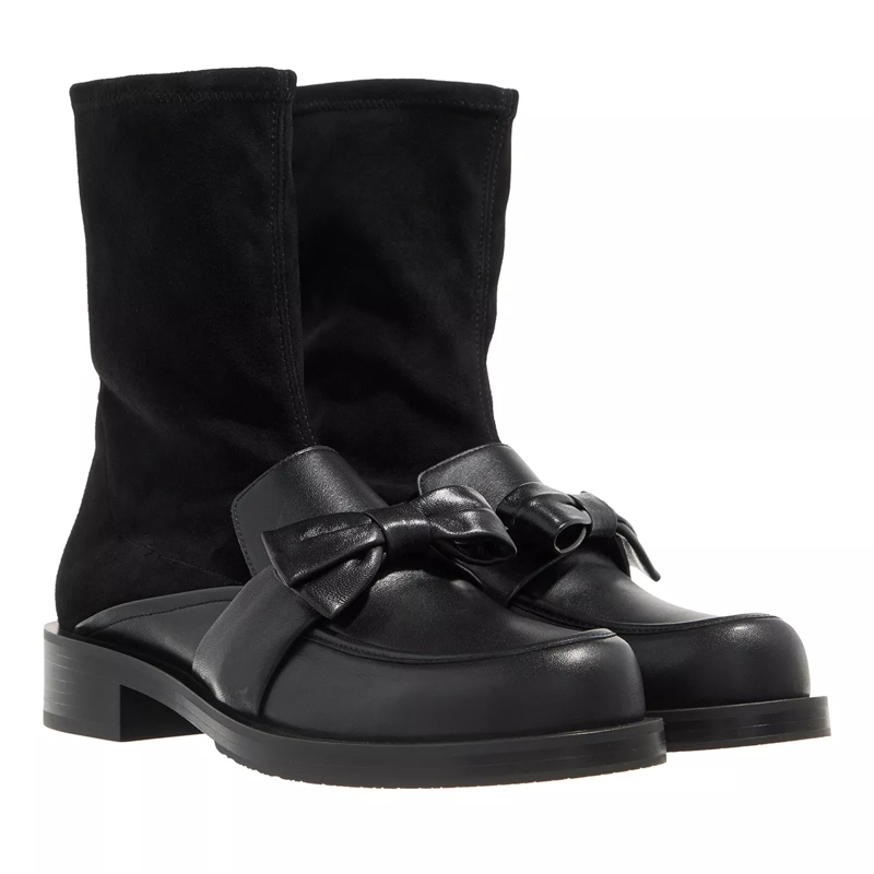 Stuart Weitzman Stiefeletten Sofia Bold Loafer Bootie Black