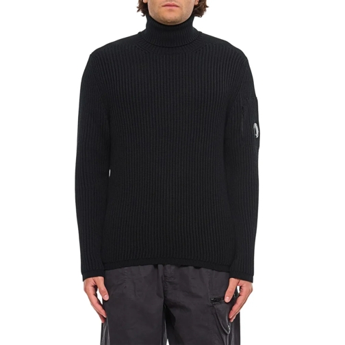 CP Company Topjes met lange mouwen Knitwear Turtleneck Black