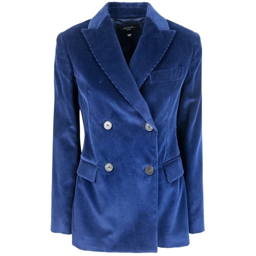 Max Mara Zomerjassen Max Mara Jackets Blue blau