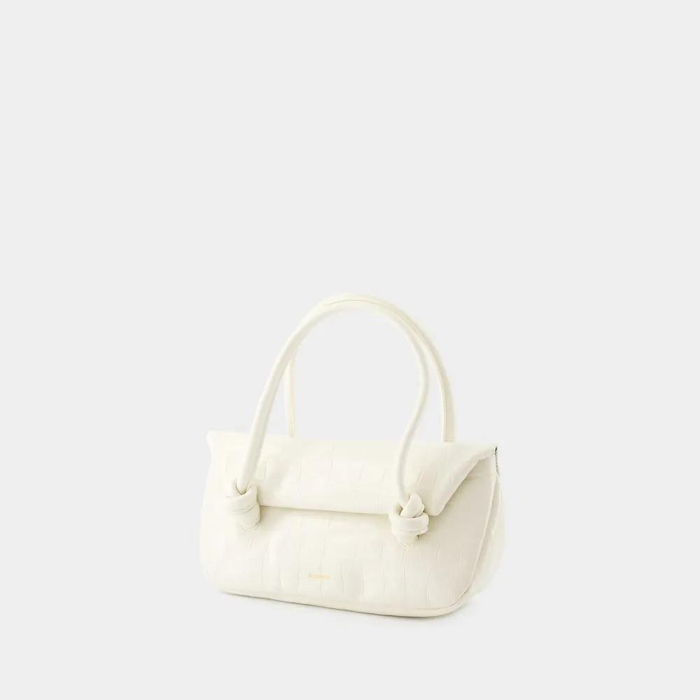 Jil Sander Knot Sm Shoulder Bag - Leather - Beige Neutrals