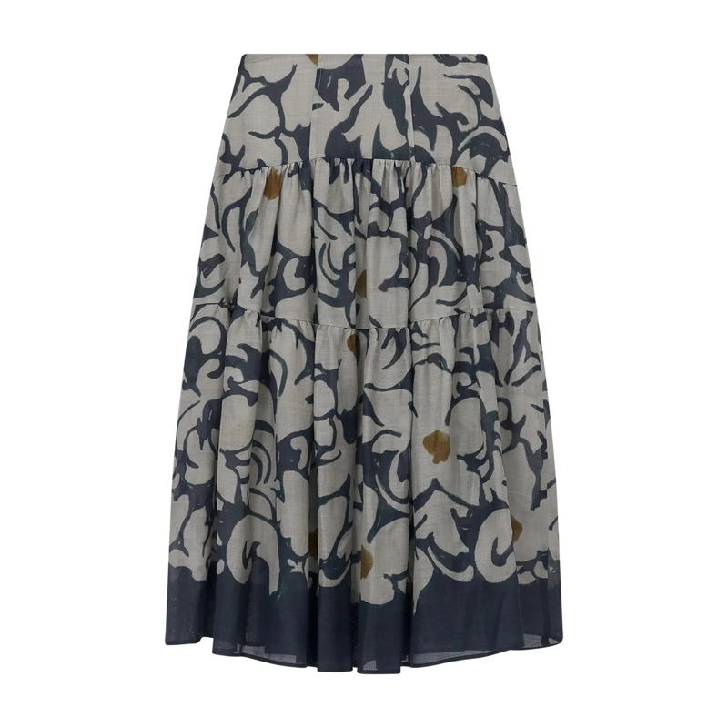 Luisa Cerano Maxirok Rock the ethnic flower navy(Image 3)