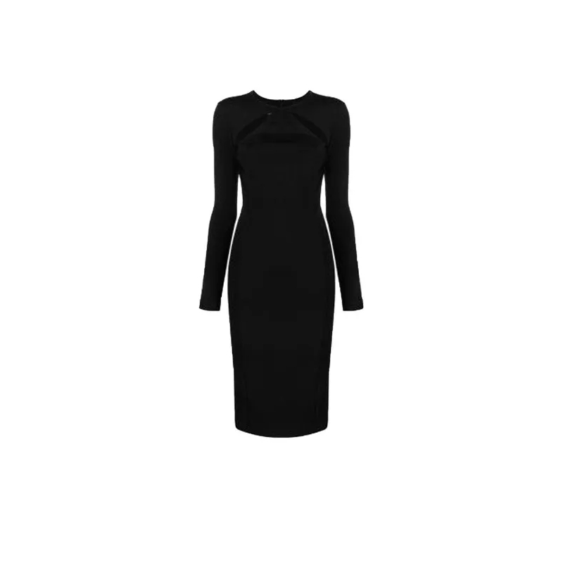 Pinko Midikleid Black Midi Dress Black